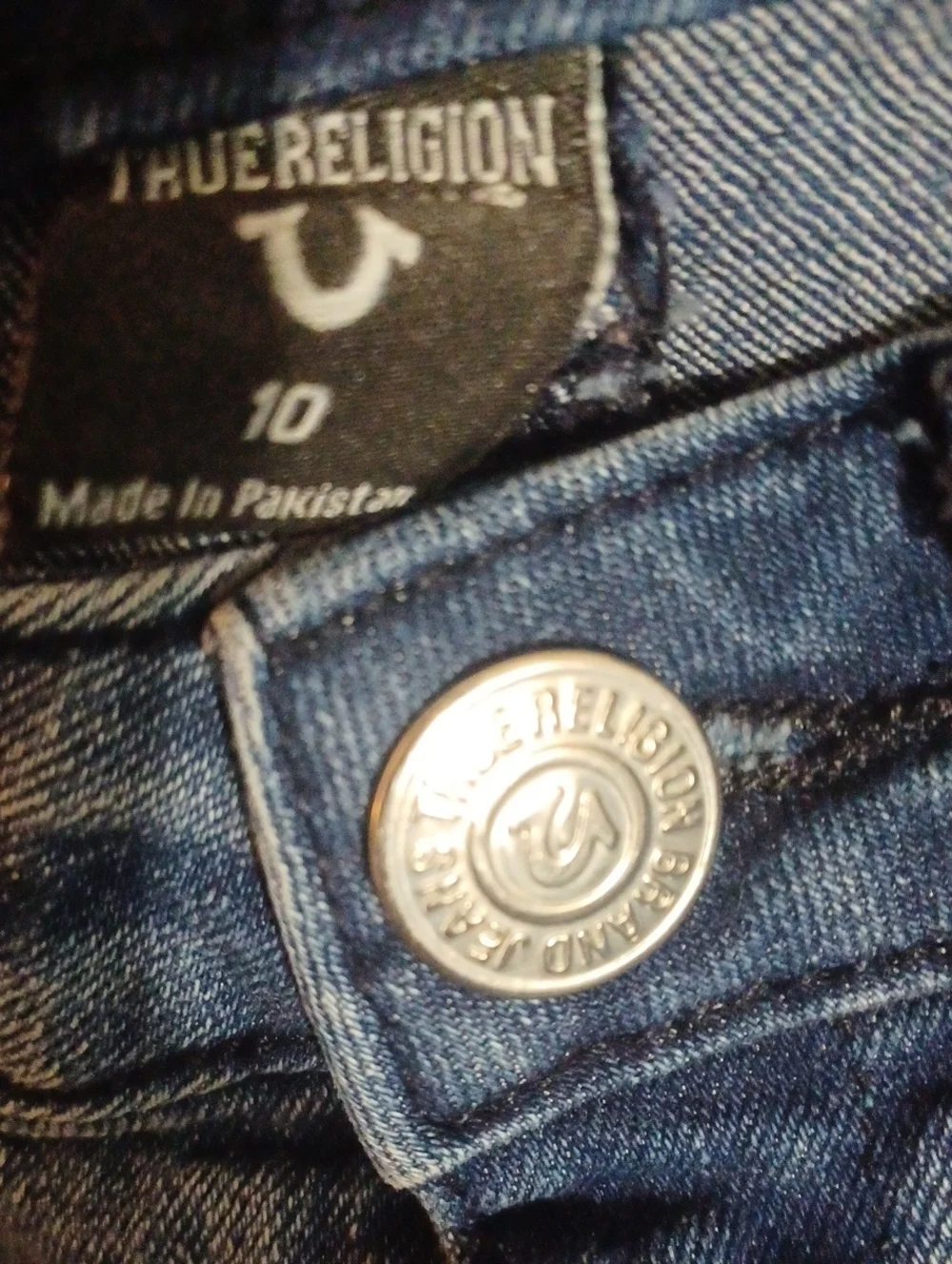 True Religion Dark Wash Denim Jeans  GENO Relaxed Slim Boys Sz10